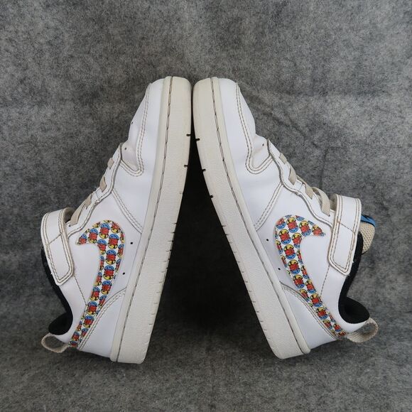 Nike Shoes Kids 2 Sneaker Court Borough Low 2 SE PS Happy Hoops Easy On Athletic - Picture 8 of 13